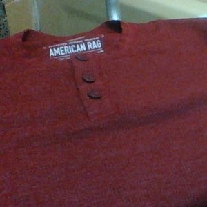 AMERICAN RAG X-TRA SMALL EXTRA SMALL  RED HENLEY